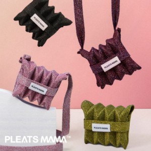 【国内発送/正規品】プリーツママ クロスバッグ PLEATSMAMA 正規販売店 MICRO BAG GLITTER ショルダーバッグ PM23ZWWL700 バッグ