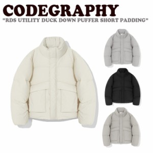 コードグラフィー ダウンジャケット CODEGRAPHY RDS UTILITY DUCK DOWN PUFFER SHORT PADDING 全4色 CBCWUIH001 ウェア