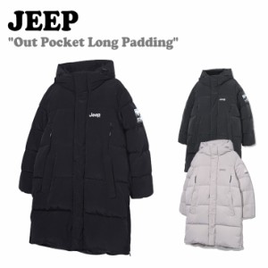 ジープ ダウン Jeep Out Pocket Long Padding アウト ポケット ロング パディング 全3色 JO4JPU415BK/LE/DG ウェア