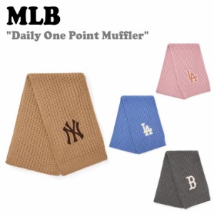 エムエルビー マフラー MLB DAILY ONE POINT MUFFLER デイリー ワン ポイント マフラー 全4色 3AMF00036-07PCS/07SBL/43MGS/50SAD ACC