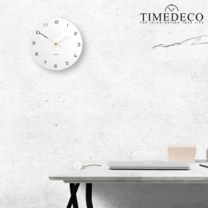タイムデコ 掛け時計 TIMEDECO 正規販売店 White Modern Rosegold Wall Clock ホワイト モダン ローズゴールド クロック Timedeco03 ACC