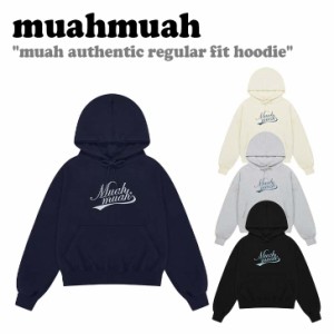 ムアムア パーカー muahmuah ムーアムーア レディース Muah Authentic Regular Fit Hoodie フーディー 全4色 MUT24106 ウェア