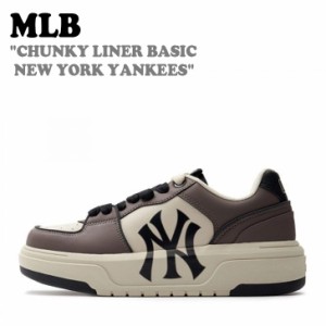 エムエルビー スニーカー MLB CHUNKY LINER BASIC NEW YORK YANKEES CHARCOAL GREY チャコールグレー 3ASXCLB3N-50CGS シューズ