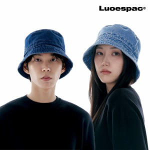 ルオエスパック バケットハット LUOESPAC 正規販売店 Overfit Washing Denim Line Bucket Hat デニム バケット ハット 全2色 LP0167 ACC