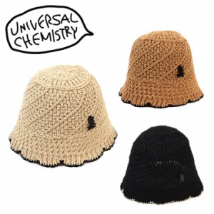 【BTS着用】ユニバーサル ケミストリー バケットハット Summer Edge Knit Bucket Hat 全3色ク 6512775388 ACC