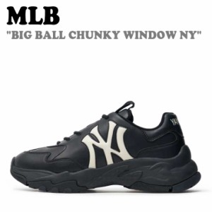 エムエルビー スニーカー MLB BIG BALL CHUNKY WINDOW NY ビッグ ボール チャンキー ウィンドウ 3ASHBCW3N-50BKS シューズ