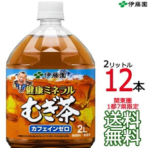 【送料無料 関東圏限定】伊藤園  健康ミネラルむぎ茶 2L × 12本（6本×2ケース） 2000ml ミネラル麦茶 Itoen 【関東圏1都7県以外は別途