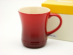 ル・クルーゼ マグカップ S チェリーレッド280ml ストーンウェア Le Creuset