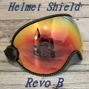 ●国内在庫・新品・送料無料●  レトロ ヘルメット ゴーグル REVO B シールド バイザー ビンテージ バイク moto3 shoei bell Thompson AR