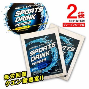 リブ・ラボラトリーズ　スポーツドリンクパウダー　粉末　1L用　2袋(1袋41g)　スポーツ　水分補給　ポイント消化　送料無料　お試し