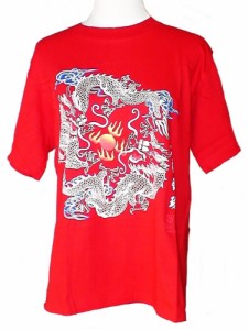 風水龍 Ｔシャツ Sサイズ shirt 男女兼用 新品 おしゃれ ワンポイント 春 夏服 秋物 威龍彩雲通販