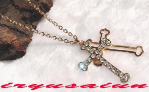 クロス 十字架 ペンダントトップ ネックレス レディース メンズ ネックレス 男女兼用チョーカー cross necklace 新品 威龍彩雲通販