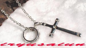 クロス 十字架 ペンダントトップ ネックレス レディース メンズ ネックレス 男女兼用 チョーカー cross necklace 新品 威龍彩雲通販