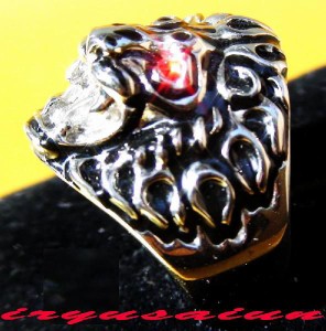 獅子 ring 百獣の王ファッションリング 23号 メンズ 指輪 新品 レディース 指輪 男女兼用 威龍彩雲通販