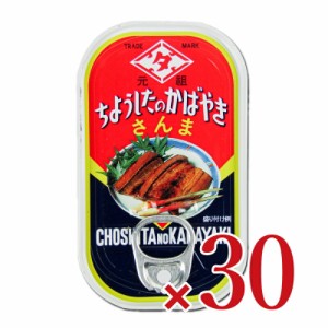 田原缶詰 さんま蒲焼（ちょうしブランド）EO缶 100g × 30個 ケース販売