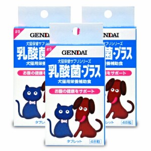 ゲンダイ (GENDAI) 現代製薬 乳酸菌・プラス 48粒 × 3個