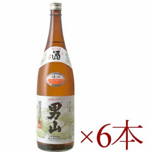  清酒 男山 1.8L × 6本［北海道］ 一升瓶 