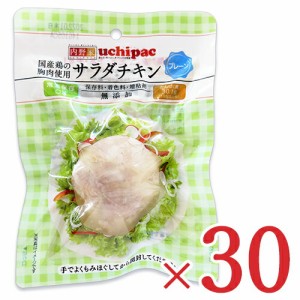 内野家 uchipac 国産鶏 サラダチキン プレーン 100g × 30個 ケース販売