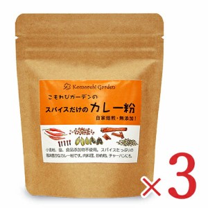 こもれびガーデン  スパイスだけのカレー粉 90g × 3袋