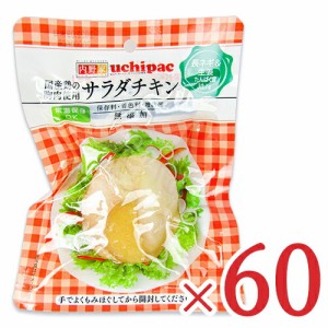 内野家 uchipac 国産鶏 サラダチキン 長ネギ&生姜 100g × 60個 ケース販売
