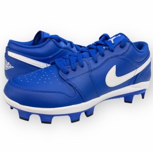 即納 ナイキ ジョーダン メンズ 野球 ポイントスパイク レトロ1ロー Nike Men's Jordan 1 Retro MCS Baseball Cleats - Royal/White