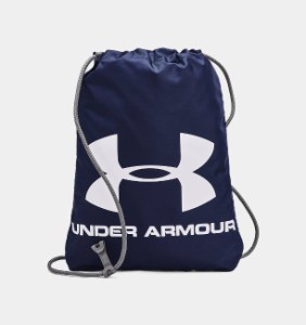 アンダーアーマー メンズ バックパック リュックサック Under Armour UA Ozsee Sackpack - Midnight Navy/White