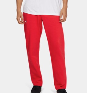 アンダーアーマー メンズ スウェット Under Armour UA Rival Fleece 2.0 Team Pants パンツ Red / White