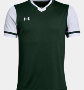 アンダーアーマー キッズ Tシャツ Youth UA Maquina 2.0 Jersey - Forest Green/White