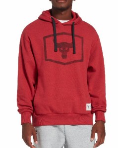 アンダーアーマー プロジェクト ロック メンズ パーカー UA Project Rock Warm-Up Hoodie スウェット Fraternity Medium Heather