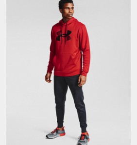 アンダーアーマー メンズ Under Armour Fleece? Big Logo Hoodie パーカー フーディー Red / Black