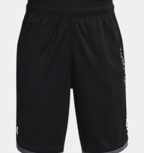 アンダーアーマー キッズ ショーツ Boys' UA Stunt 3.0 Shorts - Black/Pitch Gray