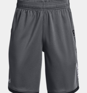 アンダーアーマー キッズ ショーツ Boys' UA Stunt 3.0 Shorts - Pitch Gray/Black