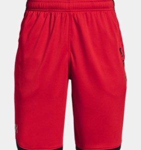 アンダーアーマー キッズ ショーツ Boys' UA Stunt 3.0 Shorts - Red/Black