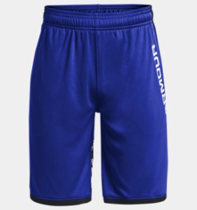 アンダーアーマー キッズ ショーツ Boys' UA Stunt 3.0 Printed Shorts - Royal/Mod Gray