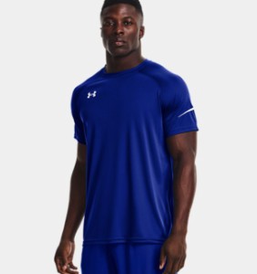 アンダーアーマー メンズ Tシャツ Men's UA Golazo 3.0 Jersey - Royal/White