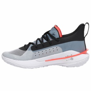 アンダーアーマー メンズ カリー７ Under Armour Curry 7 バッシュ White/Black