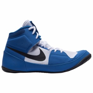 ナイキ メンズ フューリー レスリングシューズ Nike Fury - Blue/White/Black