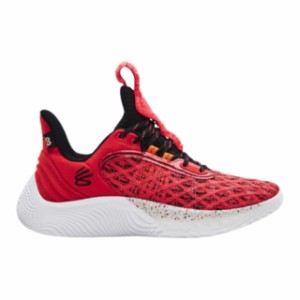 アンダーアーマー メンズ バッシュ Under Armour Curry 9 Street - Red/White