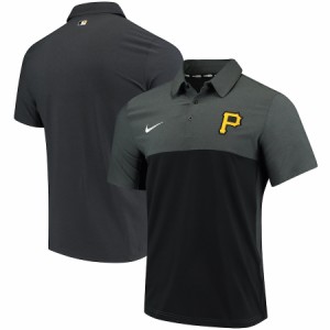 ナイキ メンズ ポロシャツ "Pittsburgh Pirates" Nike Authentic Collection Elite Polo 半袖 ゴルフ Black