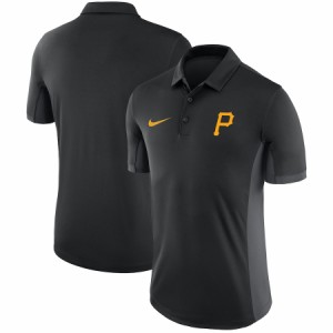ナイキ メンズ ポロシャツ "Pittsburgh Pirates" Nike Franchise Performance Polo 半袖 ゴルフ ドライフィット Black