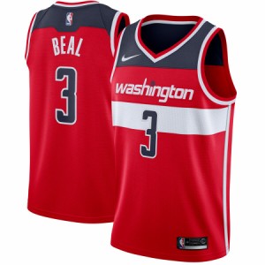 ナイキ メンズ ジャージ Bradley Beal "Washington Wizards" Nike Swingman Jersey Red - Icon Edition