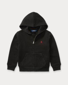 ポロ ラルフローレン 2T-6X ボーイズ/キッズ Polo Ralph Lauren Cotton-Blend-Fleece Hoodie パーカー POLO BLACK