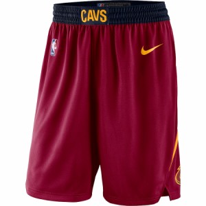 ナイキ メンズ ハーフパンツ "Cleveland Cavaliers" Nike 2019/20 Icon Edition Swingman Shorts - Red