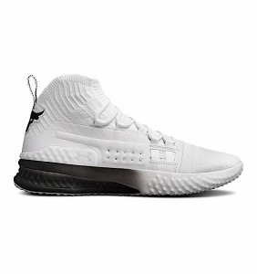 アンダーアーマー メンズ プロジェクト ロック１ Under Armour Project Rock 1 トレーニングシューズ White/Black