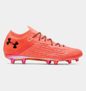 アンダーアーマー メンズ サッカー スパイク Men's UA Clone Magnetico Pro FG Soccer Cleats - Electric Tangerine/Black