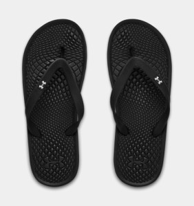 アンダーアーマー メンズ サンダル Men's UA Atlantic Dune Sandals - Black/Mod Gray