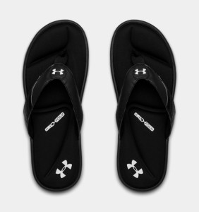 アンダーアーマー メンズ サンダル Men's UA Ignite III Sandals - Black/White