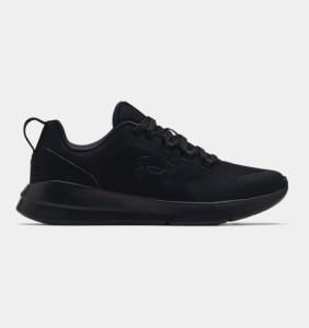 アンダーアーマー メンズ スニーカー Men's UA Essential Sportstyle Shoes - Black