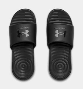 アンダーアーマー メンズ サンダル Men's UA Ansa Fixed Slides - Black