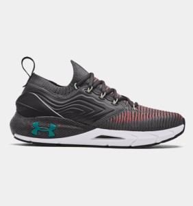 アンダーアーマー メンズ ランニングシューズ Men's UA HOVR Phantom 2 IntelliKnit Running Shoes - Jet Gray/Beta